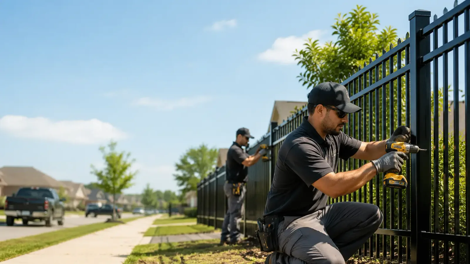 Metal Fence Installation in Kaufman, TX